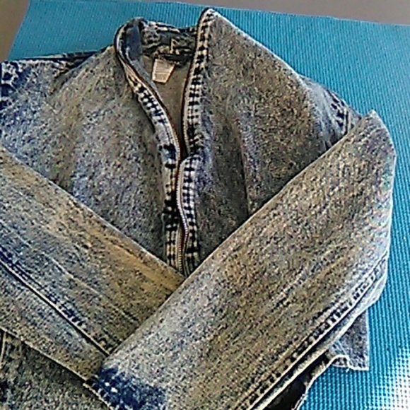 Very Vintage Stash zipper jean jacket - Picture 4 of 5